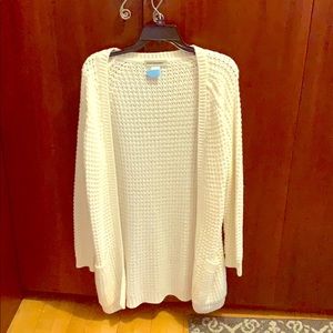 Cotton emporium waffle knit cardigan
